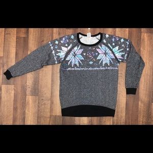 NWT PINK Victoria’s Secret Snowflake Sweater